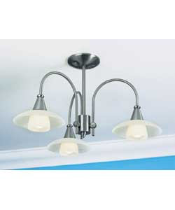 Mia Stainless Steel 3 Light