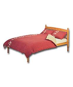 Mia Terracotta King Size Duvet Cover Set