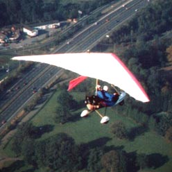 Microlight Aircraft Flying