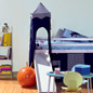 Mid Height Bed With Slide