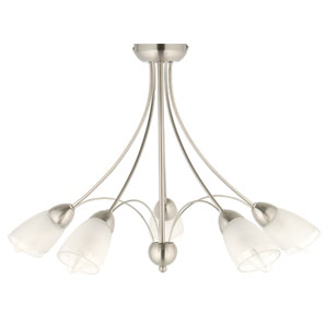 Mizar Ceiling Light- 5 Arm Chrome