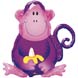 Monkey Supershape Balloon