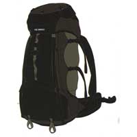 Unbranded Montes 65 10 Rucksack Black, Thunder and Steel