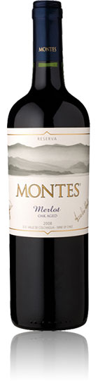 Unbranded Montes Reserva Merlot 2008 Colchagua