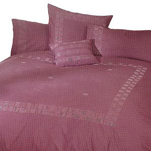 Mosaic Duvet Cover- King-Size- Amethyst