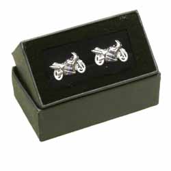 Unbranded Motor Biker Cufflinks