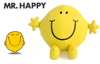 Unbranded Mr Happy 10 Vinyl Plush