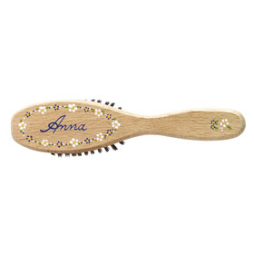 Unbranded Named Hairbrush - Daisies