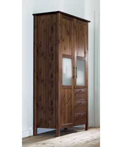 Napoli Chocolate 2 Door- 3 Drawer Robe