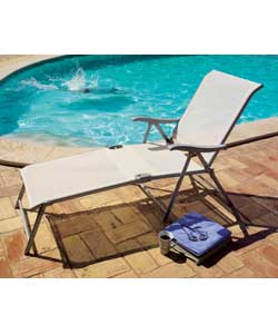 Natural Folding Textoline Lounger