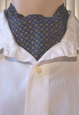 Unbranded Navy Teardrops Casual Cravat