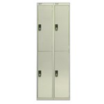 LINK SECURE NESTED LOCKERS - COFFEE & CREAM -