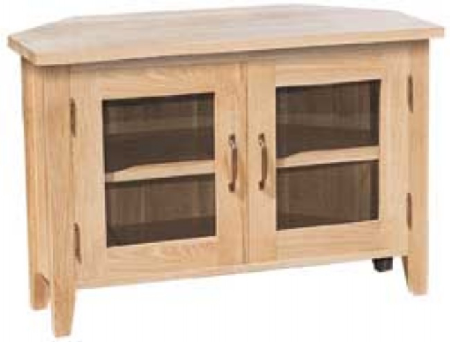 Unbranded New Court Solid Oak TV Cabinet 2 Doors