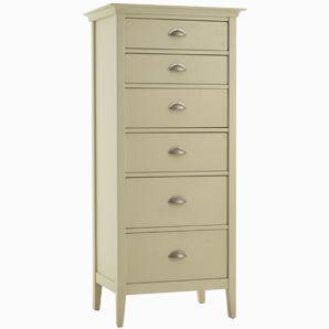 New England Tall 6 Drawer Chest