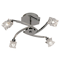 Unbranded OA1450 4CH - 4 Light Polished Chrome Ceiling Light