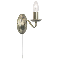 Unbranded OA8230 1AB - 1 Light Antique Brass Wall Light