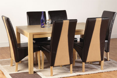 OAK LAS VEGAS DINING SET