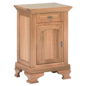 Oak Provencal Bedside Cabinet- Right Hand Side Hinged