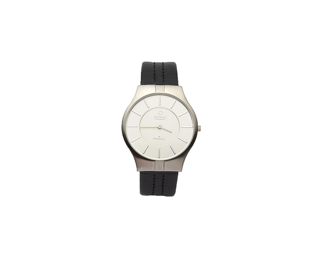 Unbranded Obaku Leather Strap Watch - Men`