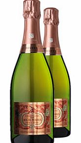 Unbranded Oeil de Perdrix Two Bottle Champagne Gift 2 x