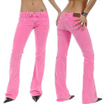 Low waist, straight thigh, boot cut, ladies Von Du