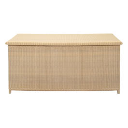 Unbranded Outdoor Rattan Cushion Box Golden Teak