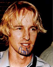 Owen Wilson autograph