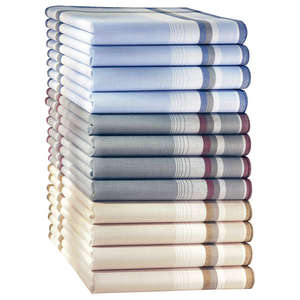 Unbranded Pack of 12 Men` Handkerchiefs