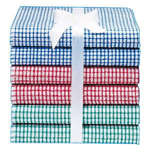 Unbranded Pack of 6 Tea Towels