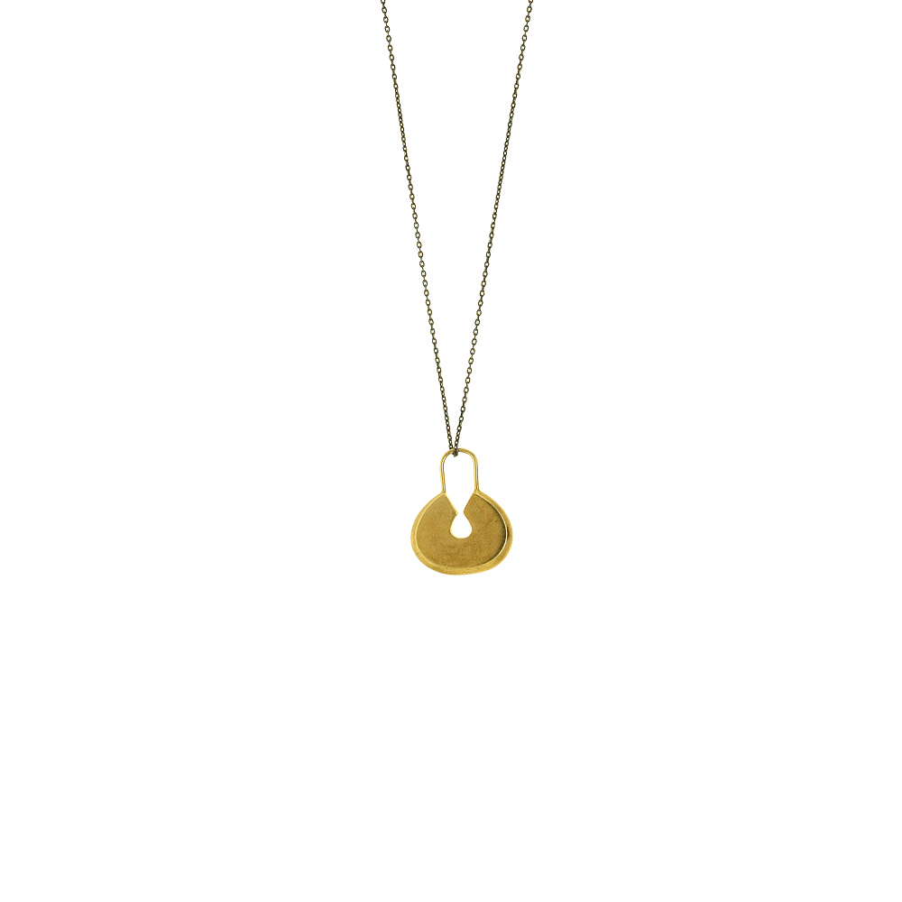 Unbranded Padlock Pendant - Gold