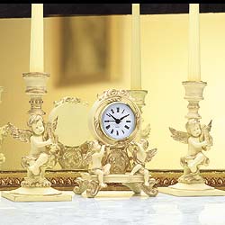 Pair Cherub Candlesticks Traditional gift