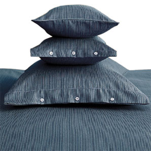 Parallel Duvet Cover- Midnight Blue- Kingsize