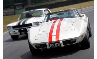 Unbranded Passenger Ride in an American Muscle Car