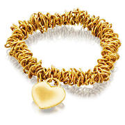 Unbranded PAVE GOLD TONE AMOUR BRACELET