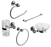 Pegler Tiko Chrome Bathroom Accessory Pack