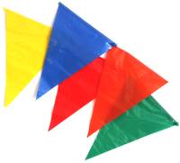 Pennant Bunting Multi-Coloured (10m) Plastic