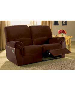 Unbranded Penzance Regular Recliner Sofa - Brown