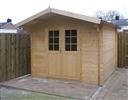 Unbranded Perlund Log Cabin: 3m x 3m - Floor Pack