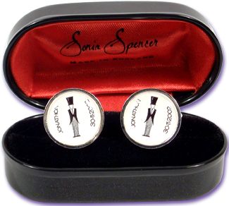 Personalised Wedding Figure Cufflinks