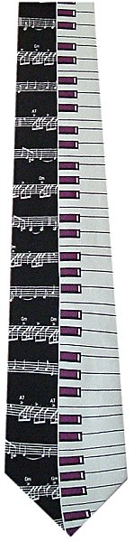 Piano Keys Tie