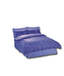 Pico Collection King Size Duvet Cover Set - Blue