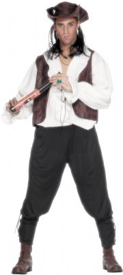 Pirate Man Deluxe Costume