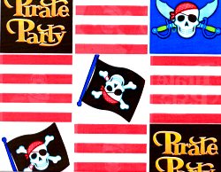 Pirate Skull & Cross Bones - Tablecover