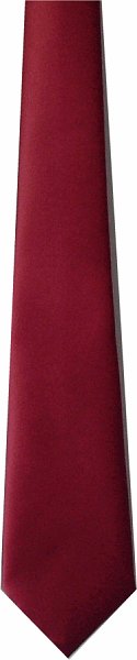 Plain Burgundy Boys Tie