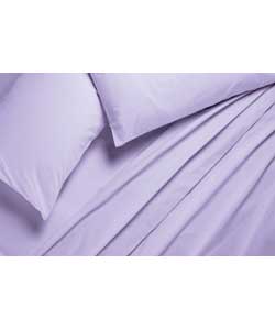 Plain Dye King Size Sheet Set - Heather