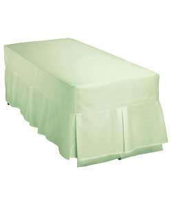 Plain Dyed Single Box Pleat Valance - Green