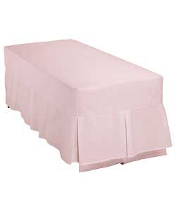 Plain Dyed Single Box Pleat Valance - Pink