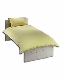 Plain-Dyed Yellow Single Duvet Set