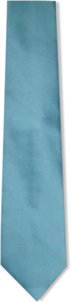 Unbranded Plain Light Teal Tie