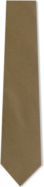 Unbranded Plain Mid Olive Tie